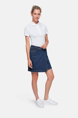DAMEN 5-POCKET-JEANSSKORT X-STRETCH ECO
