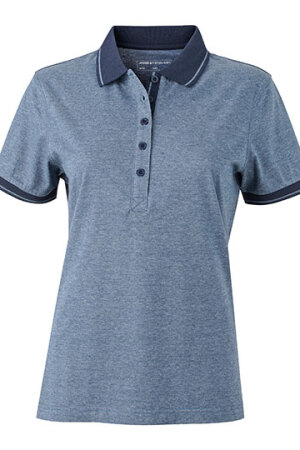 Ladies` Heather Polo