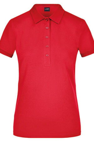 Ladies` Elastic Polo Piqué