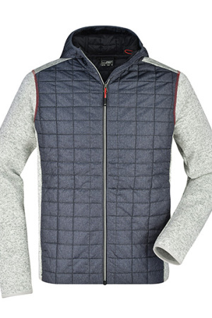 Men's Knitted Hybrid Jacket