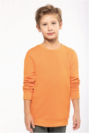 Umweltfreundliches Sweatshirt mit Rundhalsausschnitt für Kinder