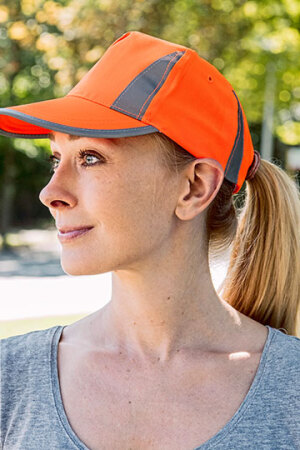 Hi-Viz-, Fluo-, Reflective-Cap