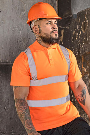Blended fabric Poloshirt