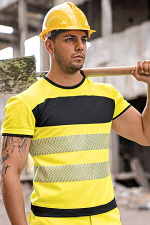 EOS Hi-Vis Workwear T-Shirt With Printing Area