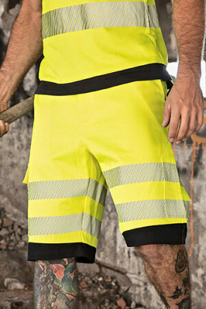 EOS Hi-Vis Workwear Shorts With Printing Areas