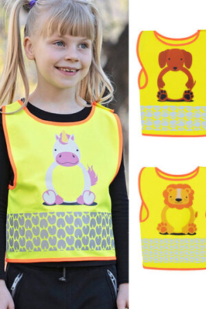 Children's Safety Vest Funtastic Wildlife CO² Neutral