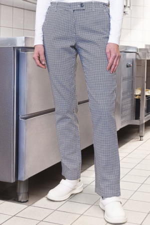 Damen Pepitahose Basic