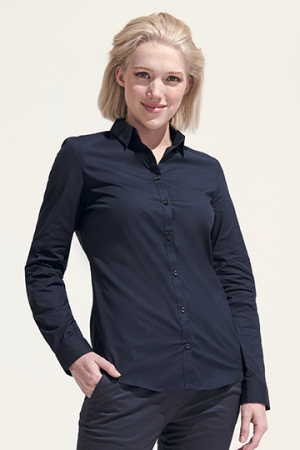 Women`s Long Sleeve Stretch Shirt Blake