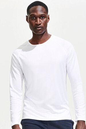 Mens Long-Sleeve Sports T-Shirt Sporty