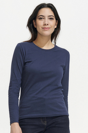 Womens Long-Sleeve T-Shirt Imperial