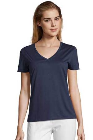 Women´s Flowy V-Neck T-Shirt Motion