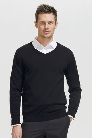 Mens V Neck Sweater Galaxy