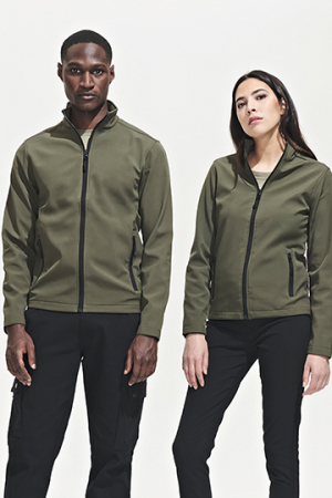 Womens Softshell Zip Jacket Race