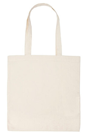 Tiger Cotton Shopping Bag With Long Handles