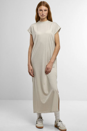 Ladies Long Extended Shoulder Dress