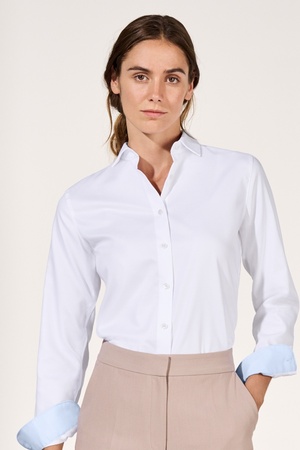 OLYMP Lucky Blusen fit-Greta - Langarm