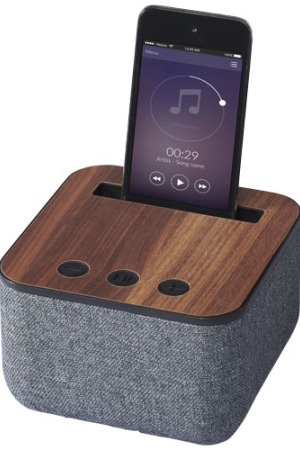 Shae Stoff und Holz Bluetooth® Lautsprecher