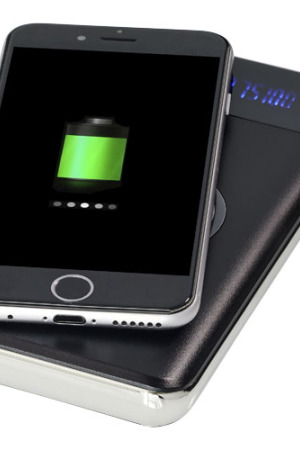 Constant 10000 mAh kabellose Powerbank mit LED