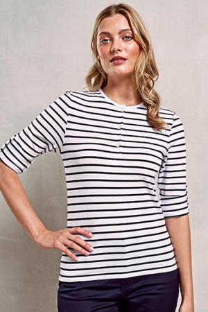 Womens Long-John Roll Sleeve Tee