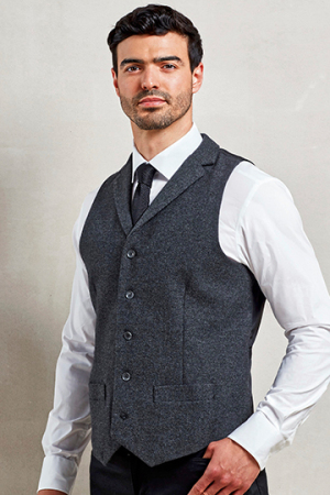 Mens Herringbone Waistcoat