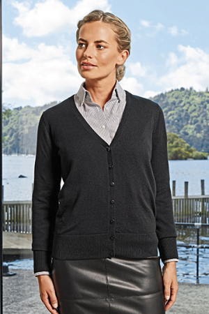 Ladies Button Through Knitted Cardigan