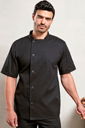 Essential Short Sleeve Chefs Jacket