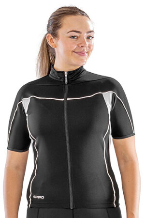 Ladies Bikewear Full Zip Performance Top