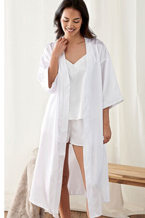 Ladies Satin Robe