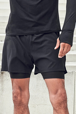 Men's Double Layer Sports Short