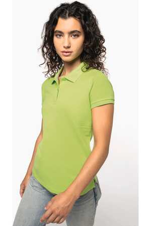 Damen Piqué Poloshirt Kurzarm