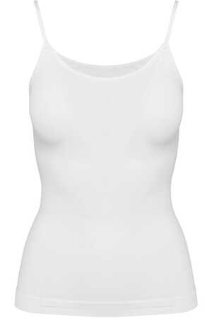 Umweltfreundliches, nahtloses Damen-Top mit feinen Trägern