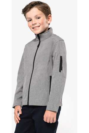 Kinder Softshell-Jacke