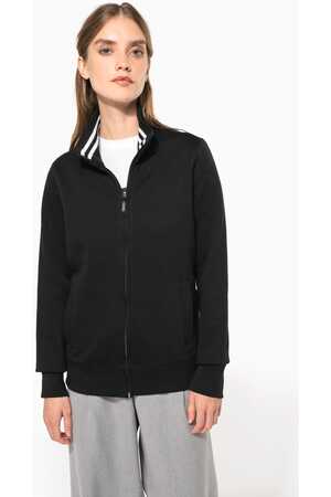 Damen Fleece-Sweater mit Zip