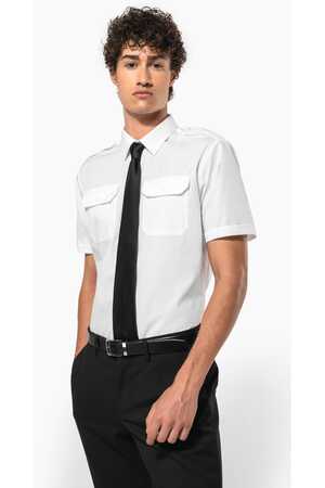 Kurzarm-Pilotenhemd für Herren