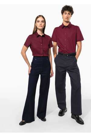 Herren Stretchhemd Kurzarm