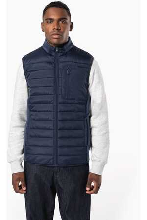 Bodywarmer aus zwei Materialien für Herren