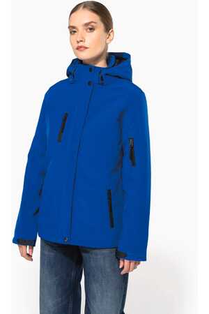 Damenparka Softshell wattiert mit Kapuze
