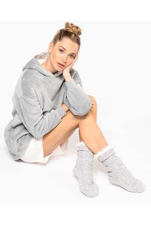 Lounge-Socke mit Sherpafutter