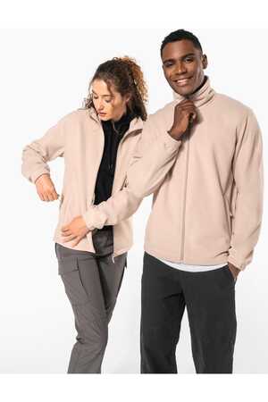 Verstellbare Fleecejacke mit elastischen Ärmelbündchen