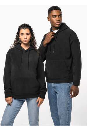 Oversize-Unisex-Kapuzensweatshirt aus recyceltem Fleece