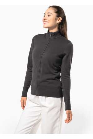 Damen Cardigan mit Reißverschluss