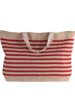 Großer Shopper aus Jute-Baumwoll-Mischgewebe