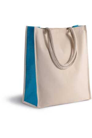 Baumwoll- / Jute-Shoppingtasche, 23 L