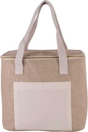 Mittelgroße Kühltasche aus Jute