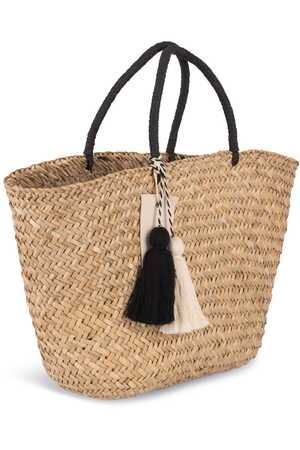 Einkaufskorb aus stroh