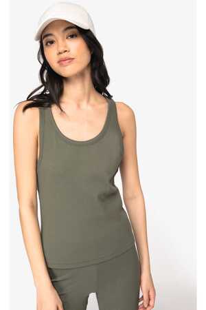 Umweltfreundliches Ripp-Achselhemd für Damen