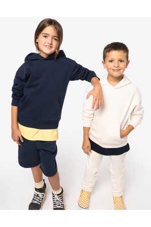 Umweltfreundliches Oversize Kapuzensweatshirt für Kinder