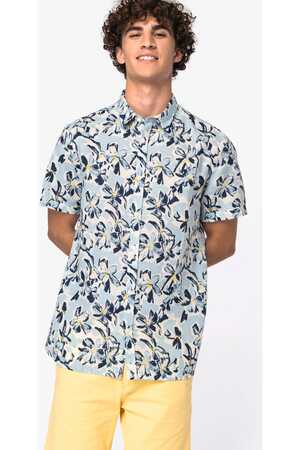 Herrenhemd mit Küstenmotiven