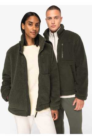 Umweltfreundliche Unisex Sherpajacke