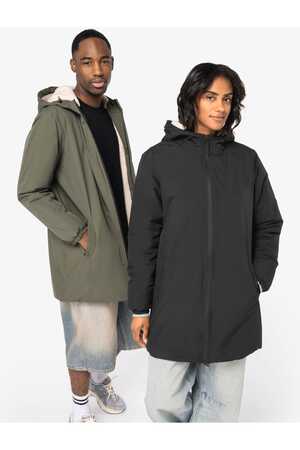 Umweltfreundliche Vollständige wasserdichte und gefütterte Sherpa Unisex-Jacke